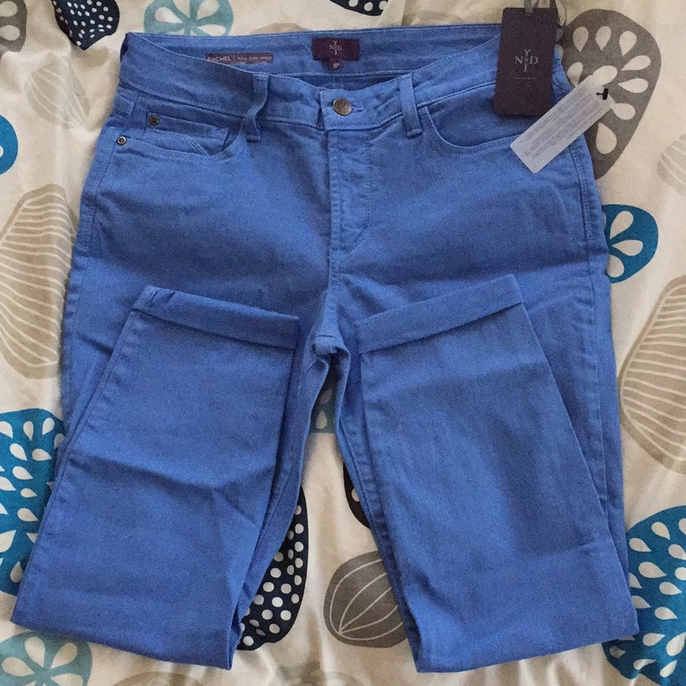 NYDJ Rachel Roll Cuff Ankle Jean. Size 8P